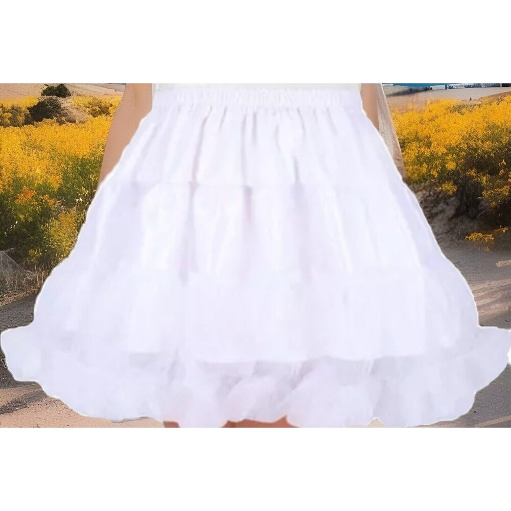 Tulle Tutu Way to Celebrate Women Halloween Tulle Tutu White(S/M) New